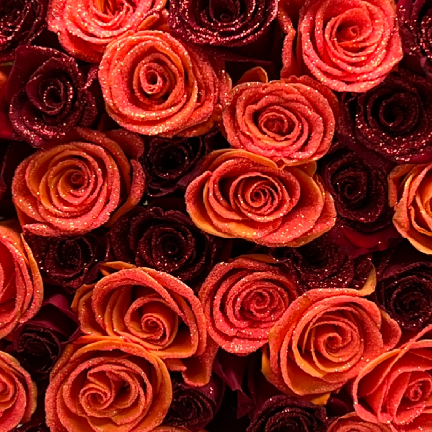 A mesmerizing bouquet named 'Heart on Fire,' featuring a captivating combination of long-stem red and orange roses. Perfect for Valentine's Day, this unique arrangement expresses passion and affection. Same-day delivery available in Miami, FL. Best quality guaranteed for a truly memorable celebration.